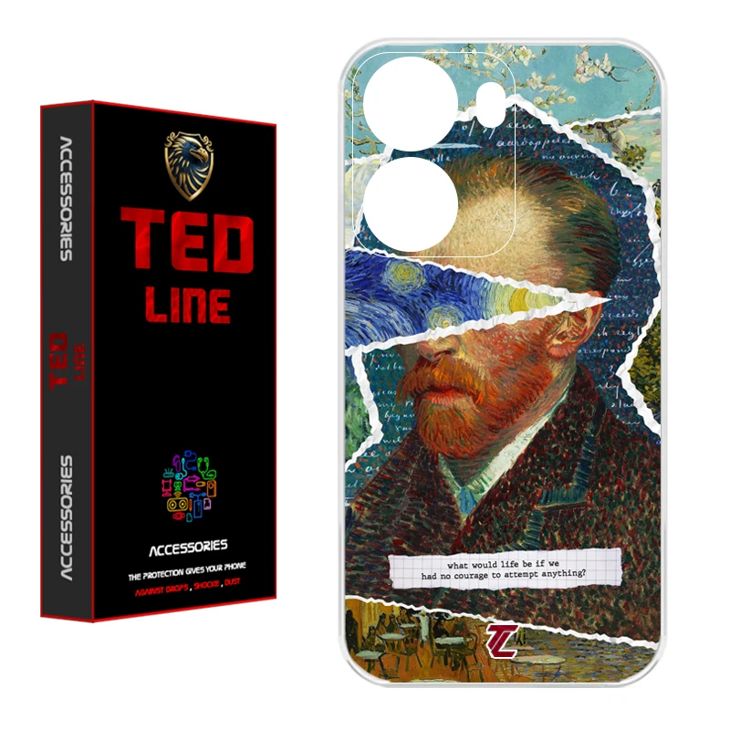 کاور تدلاین طرح ونگوگ کد 1115 مناسب برای گوشی موبایل شیائومی Redmi A5 