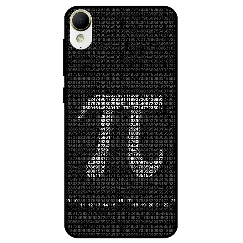 کاور مگافون طرح عدد پی مدل 7240 مناسب برای گوشی موبایل اچ تی سی Desire 10 Lifestyle