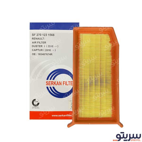 فیلتر هوا سرکان کد 1568 مناسب برای رنو کپچر