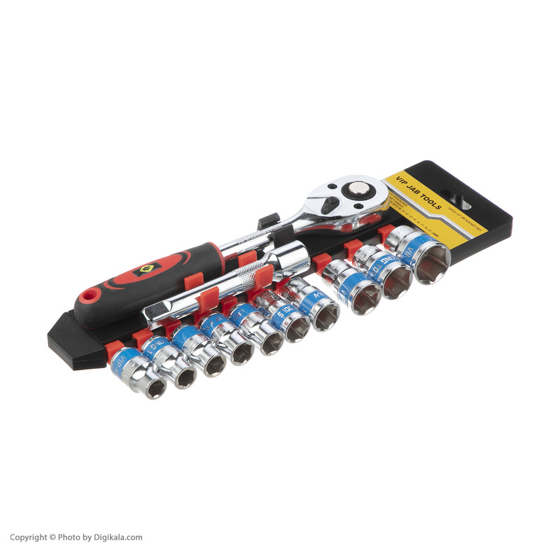 مجموعه 12 عددی آچار بکس جاب مدل VIP JAB TOOLS