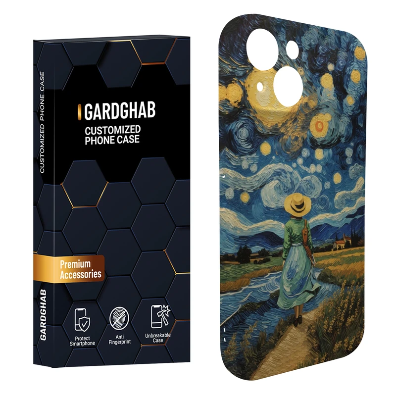 کاور گارد قاب مدل هنری مناسب برای گوشی موبایل iPhone 15