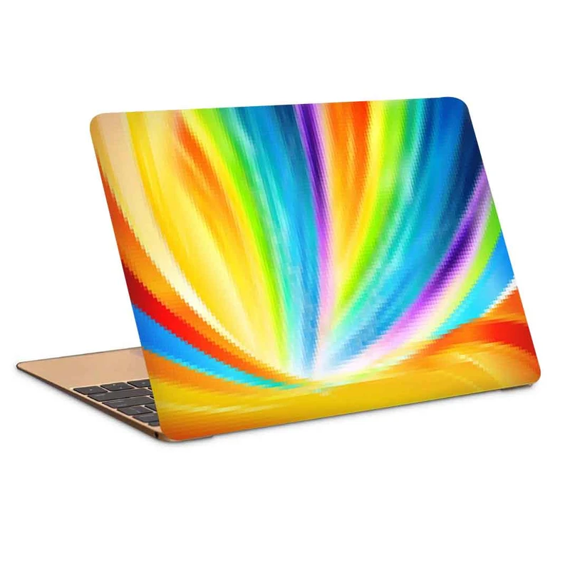 استیکر لپ تاپ طرح multi color abstract کد c-698مناسب برای لپ تاپ 15.6 اینچ