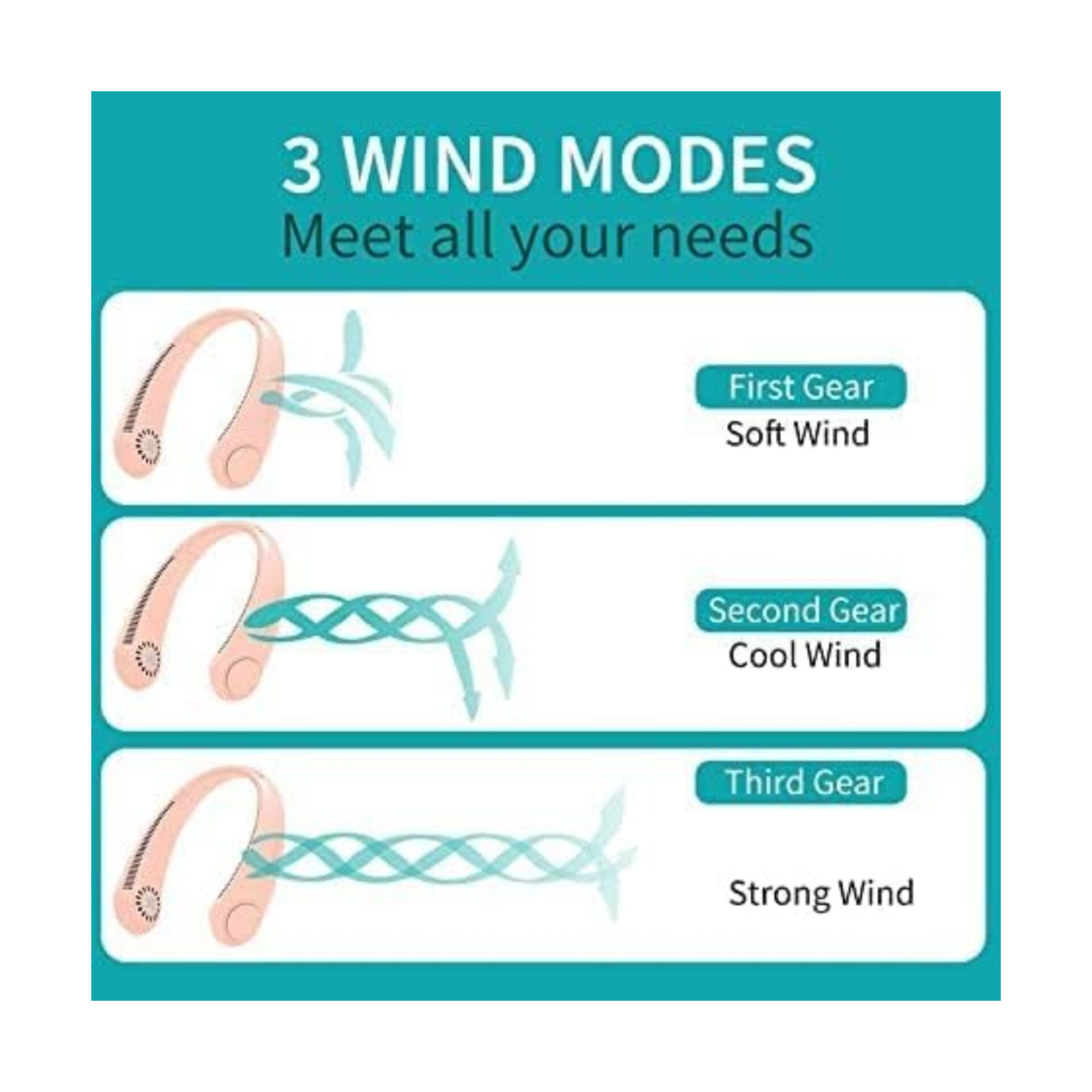 پنکه گردنی مدل شارژ پلاس