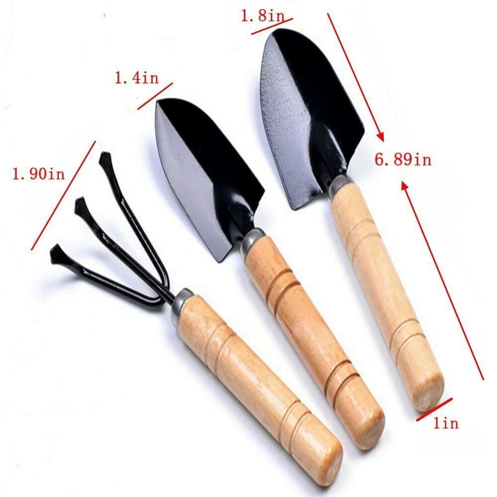 بیلچه و چنگک باغبانی مدل OXIN مجموعه 3 عددی