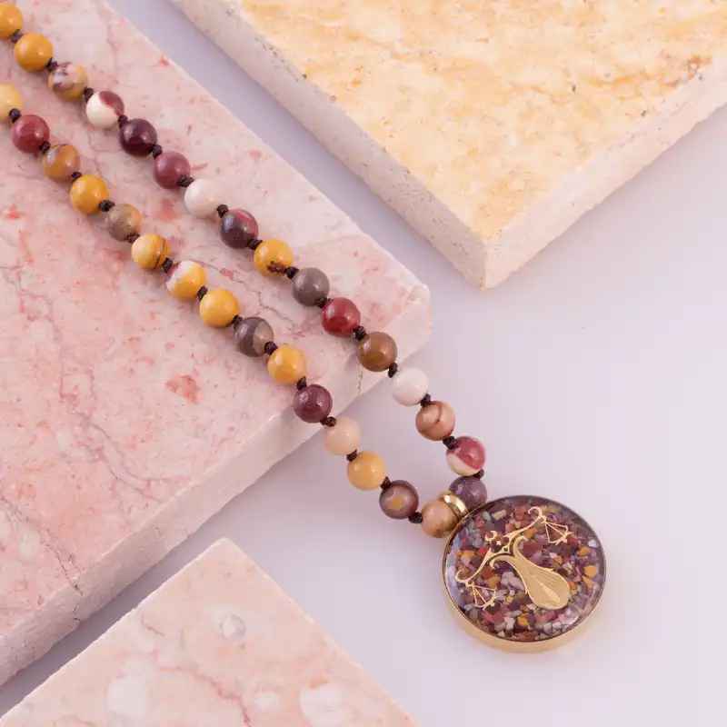 گردنبند زنانه زرسام مدل ماه مهر کد 10006958