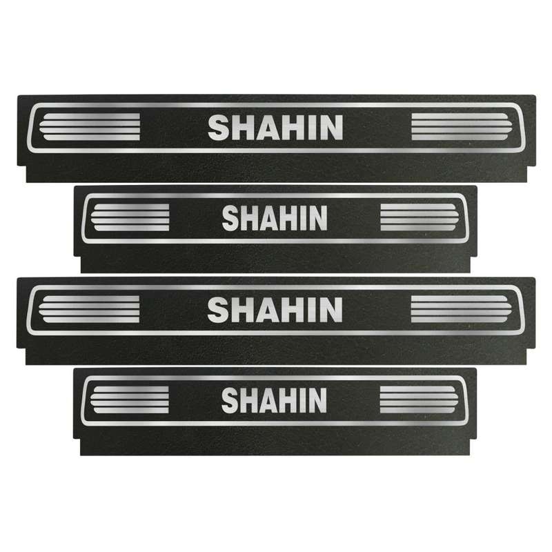 برچسب پارکابی خودرو مهدیار طرح چرم کد SP153 مناسب برای شاهین بسته 4 عددی