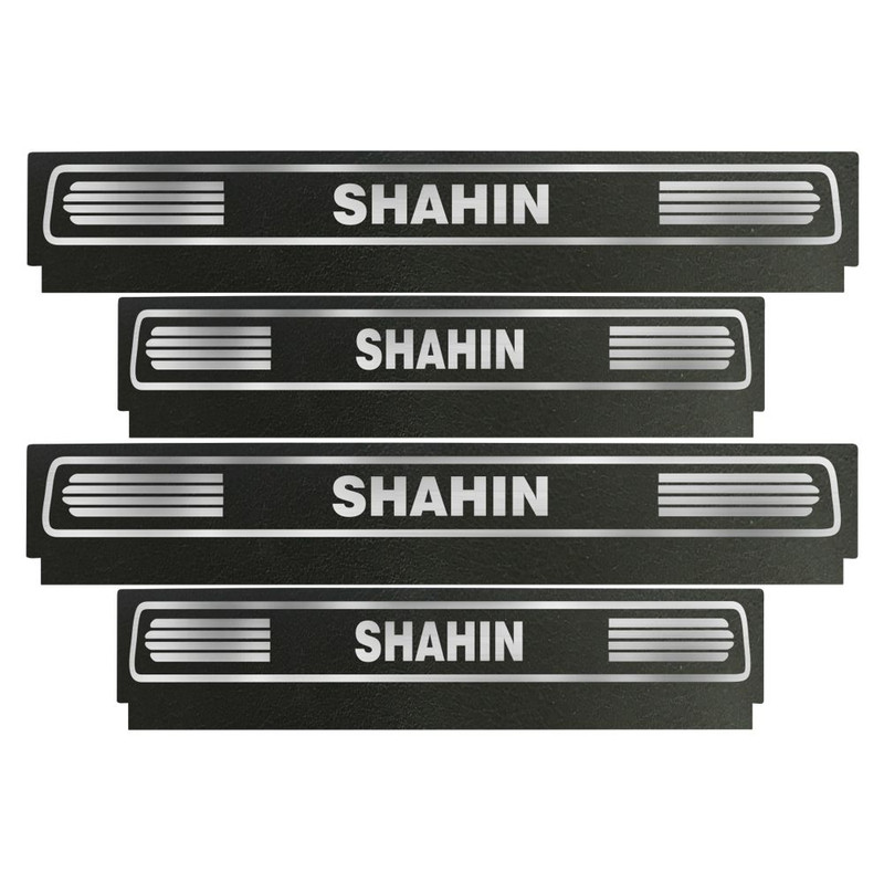 برچسب پارکابی خودرو مهدیار طرح چرم کد SP153 مناسب برای شاهین بسته 4 عددی