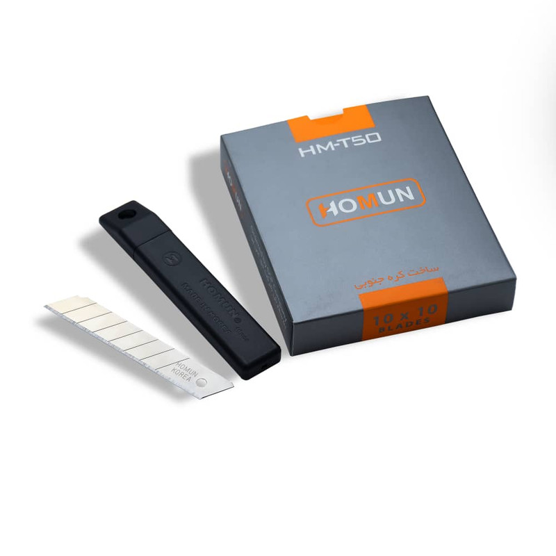 تیغ کاتر هومان مدل HM_T50 بسته 100عددی