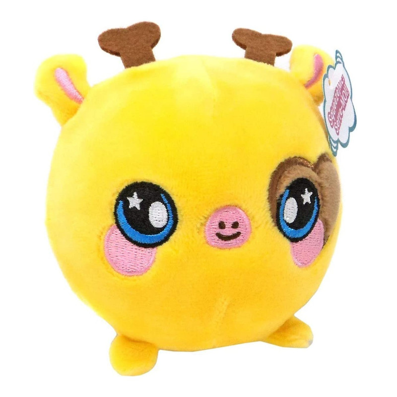 عروسک طرح زرافه مدل Squeezamals Giraffe کد SZ3/237 ارتفاع 12 سانتی متر