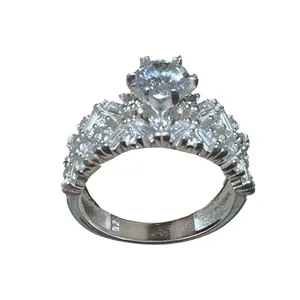 انگشتر نقره زنانه مدل تیسا