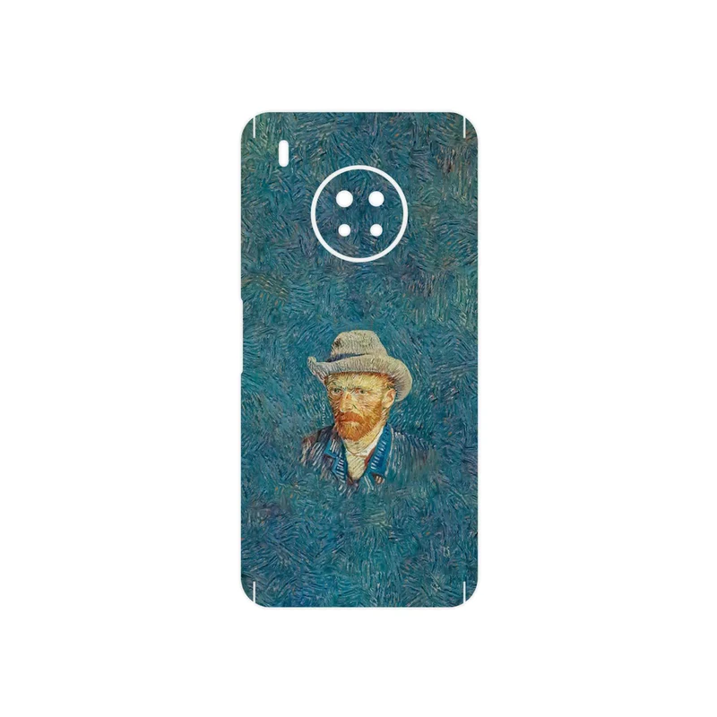 برچسب پوششی ماهوت مدل Self portrait with a gray felt hat مناسب برای گوشی موبایل هوآوی Y9a