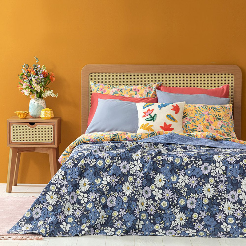 روتختی انگلیش هوم طرح Sweet Daisies دونفره سایز 200x220 سانتی متر