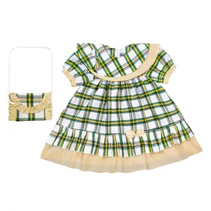 ست پیراهن و کیف دخترانه کد DC7