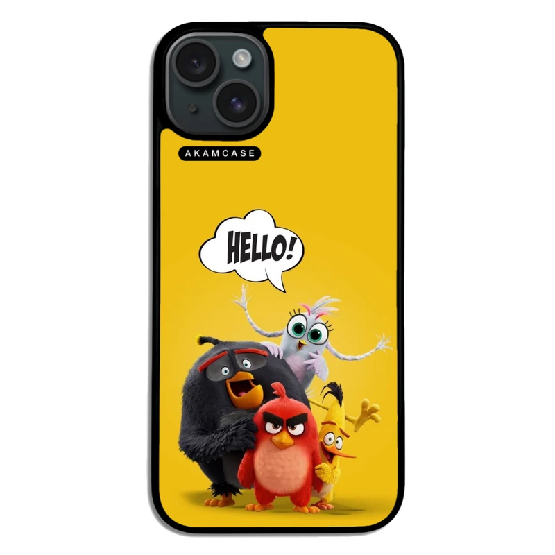 کاور آکام مدل AMC-WA15PLUS-ANGRY BIRDS17 مناسب برای گوشی موبایل اپل iPhone 15 Plus