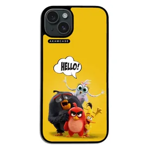 AKAM AMC-WA15PLUS-ANGRY17 BIRDS Cover For Apple iPhone 15 Plus