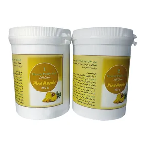 ژل پدیکور گرین پدی ژل مدل آناناس وزن 250 گرم به همراه پودر حلال