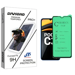 JF Diamond Glass Clear Ceramics Screen Protector For Xiaomi Poco C3