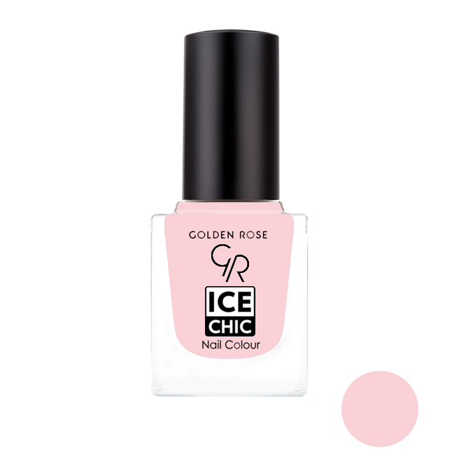 لاک ناخن گلدن رز مدل Ice chic شماره 10