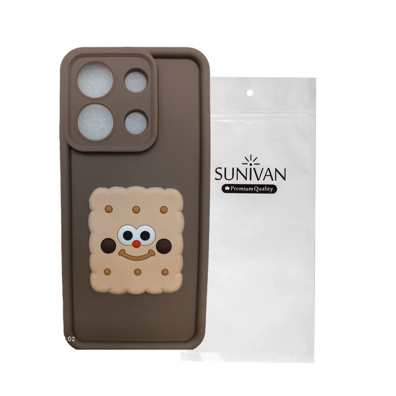 کاور سانیوان مدل SOLID طرح بیسکویتی مناسب برای گوشی موبایل شیائومی NOTE 13 PRO 4G