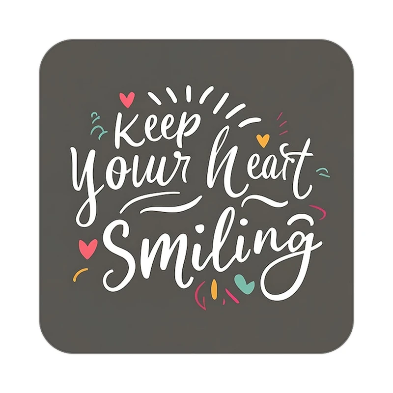 زیر لیوانی کاکتی طرح جملات انگیزشی و مثبت مدل mp24548