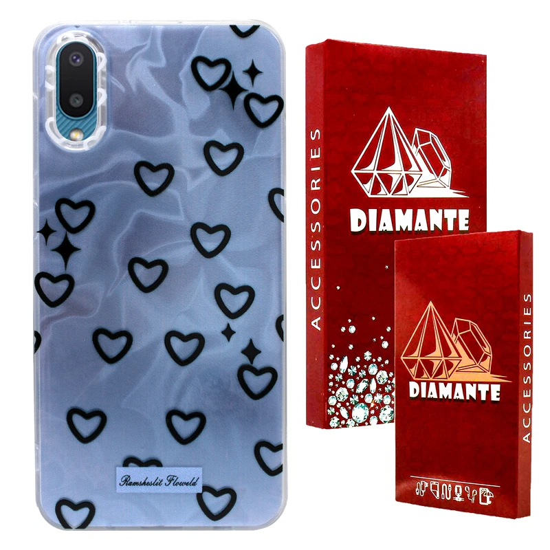 کاور دیامانته مدل Ghalbi Rd مناسب برای گوشی موبایل سامسونگ Galaxy A022