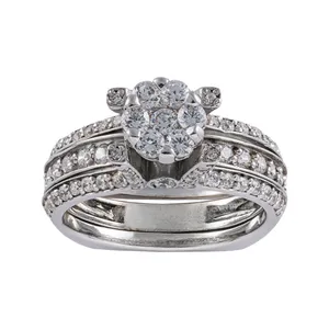 انگشتر نقره زنانه جواهری سون مدل 2637