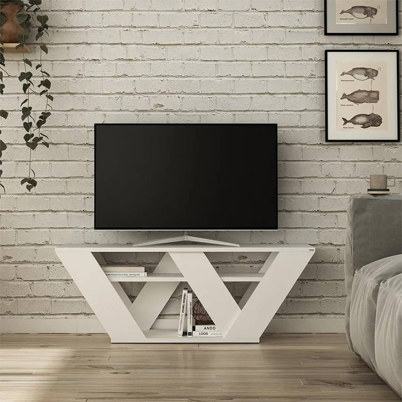 میز تلویزیون هیراد مدل TV141-MDF مناسب برای تلویزیون تا 42 اینچ