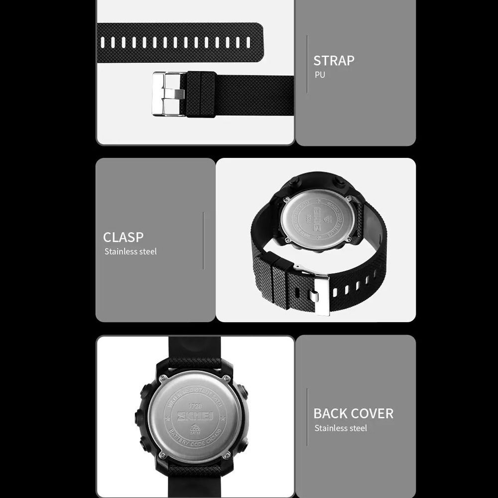 ساعت مچی دیجیتال مردانه اسکمی مدل 1728SM -  - 8