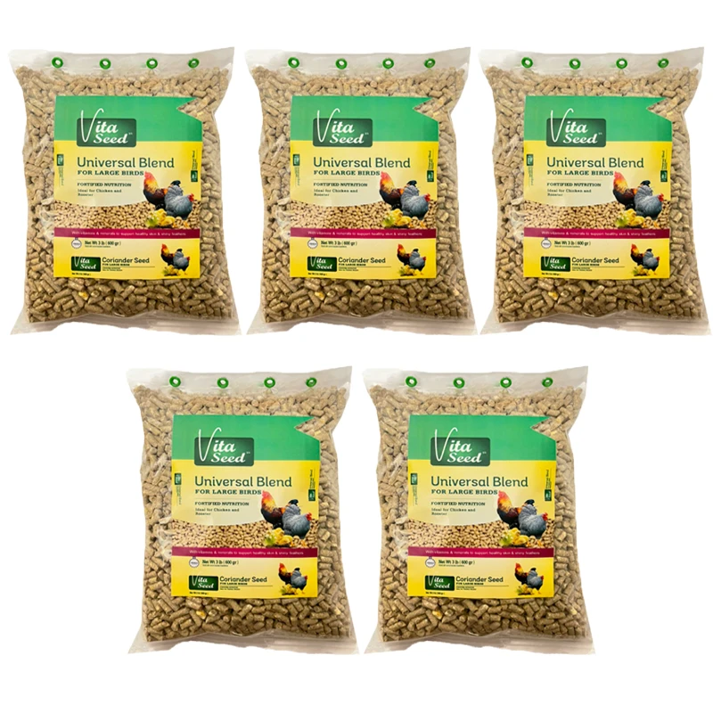 غذای پرندگان و جوندگان ویتاسید مدل پلت مرغی وزن 600 گرم بسته 5 عددی