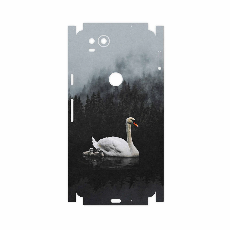 برچسب پوششی ماهوت مدل Swan Lake-FullSkin مناسب برای گوشی موبایل گوگل Pixel 2
