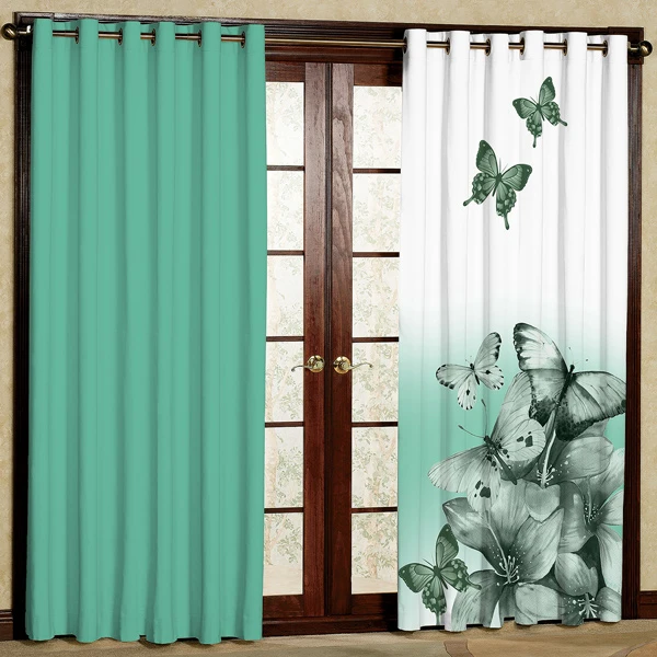 پرده مدل مخمل پانچی کد 7494 سایز 280x140 سانتی متر