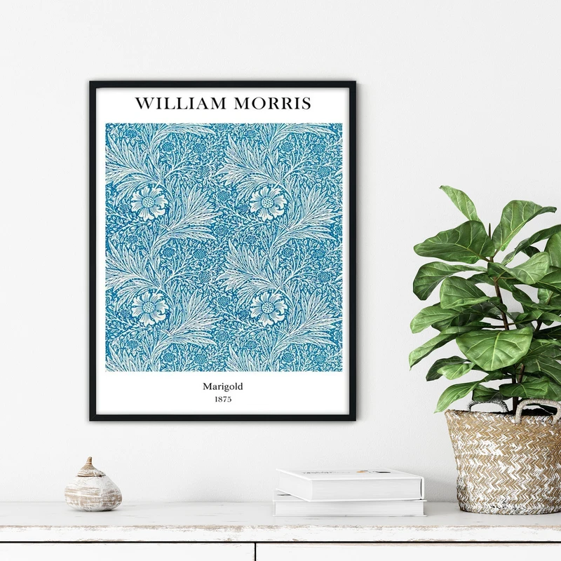 تابلو آتریسا طرح نقاشی کلاسیک مدرن مدل ATFHB13 فریم مشکی 