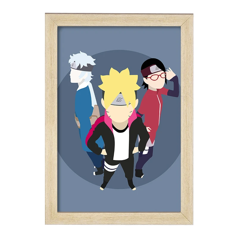 تابلو خندالو مدل میتسوکی بوروتو و سارادا انیمه بوروتو Boruto  کد 15746