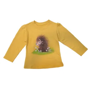 تی شرت آستین بلند دخترانه مدل d54