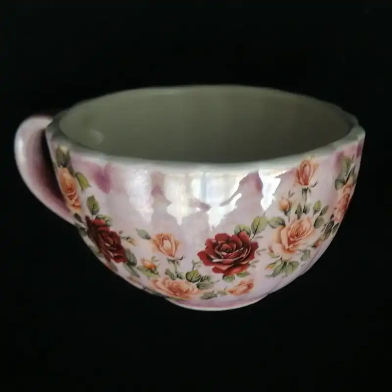 فنجان سرامیکی هیوا طرح گل رز کد 11431520