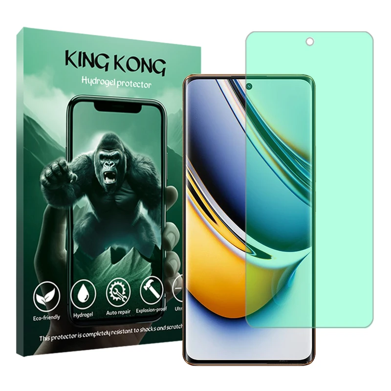 محافظ صفحه نمایش گرین لایت کینگ کونگ مدل Tough مناسب برای گوشی موبایل ریلمی 11 Pro Plus 