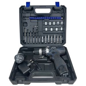 دریل پیچ گوشتی شارژی ویوارکس مدل VR12V-2A-NEW مجموعه 28 عددی
