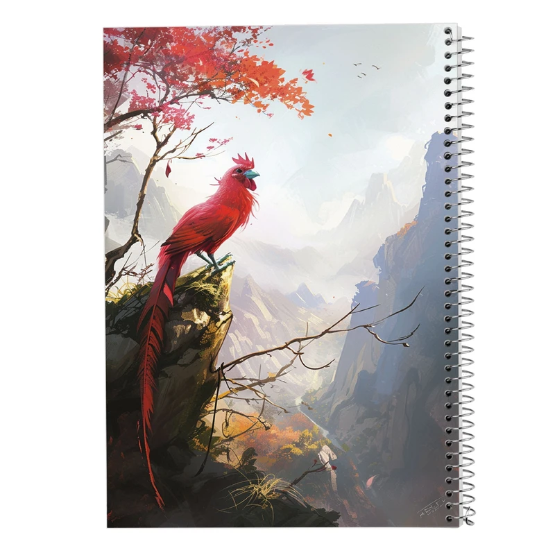 دفتر ژورنال نویسی 50 برگ مدوپد مدل نقطه ای طرح جوجه کد DF14703