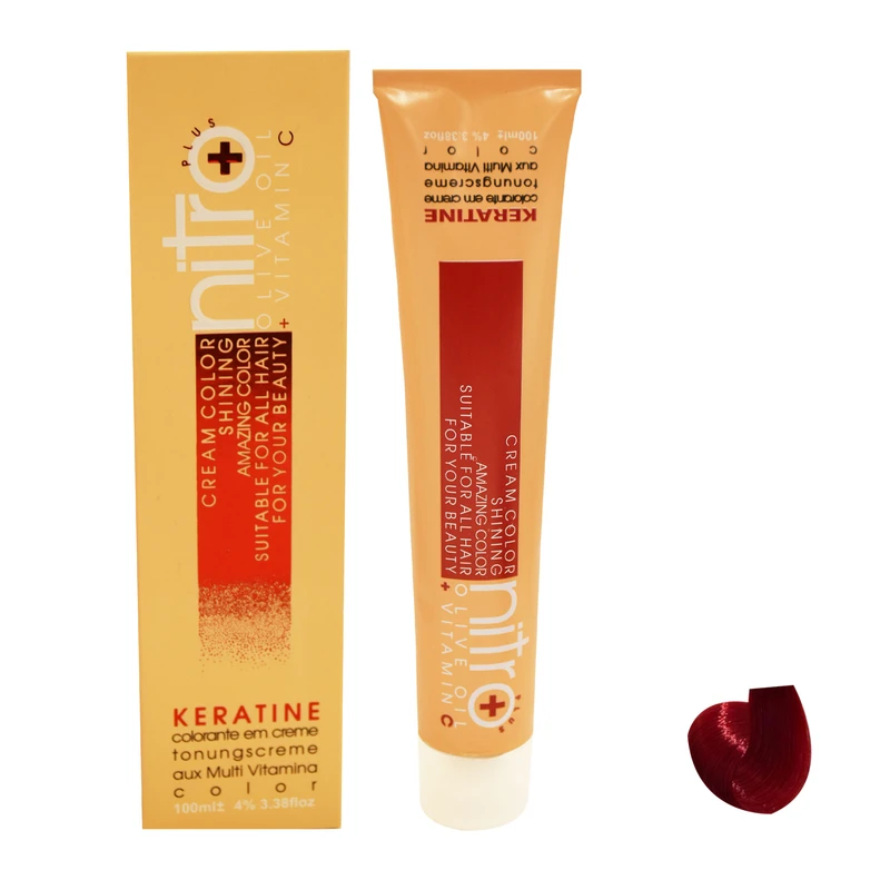 رنگ مو نیترو سری Keratine شماره 609.11 حجم 100 میلی لیتر رنگ قرمز گیلاسی