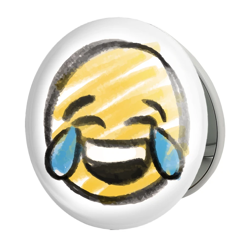 آینه جیبی خندالو طرح ایموجی Emoji مدل تاشو کد 3033 