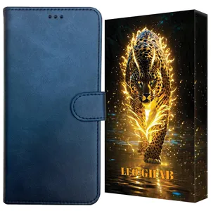 LEO GHAB KKL Magnetic Wallet Case Suitable for Samsung Galaxy S21 FE 5G Mobile Phone