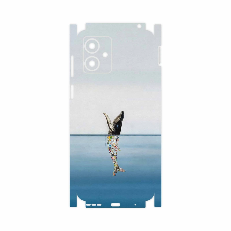 برچسب پوششی ماهوت مدل Collage of Sea Trash-FullSkin مناسب برای گوشی موبایل موتورولا Moto G14