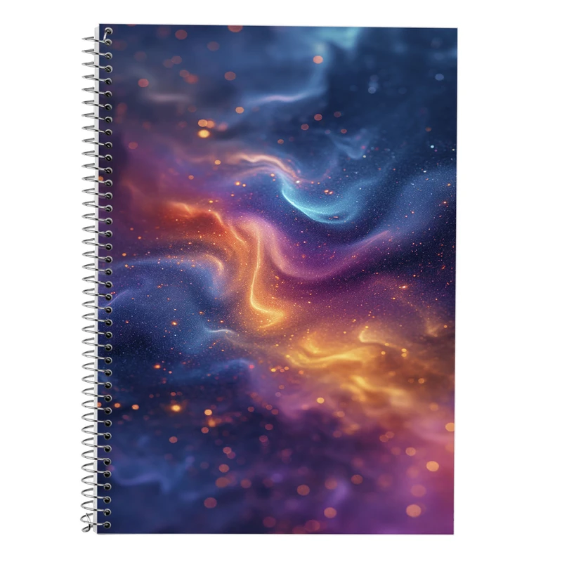 دفتر زبان 50 برگ مدوپد مدل دو خط طرح فانتزی کد DF14494