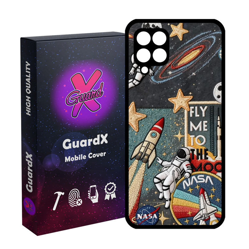 کاور گارد ایکس طرح فضا مدل 11174 مناسب برای گوشی موبایل سامسونگ Galaxy A12/M12/F12
