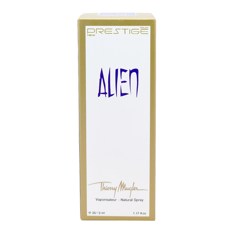 ادوپرفیوم نیو پرستیژ کالر مدل Thierry Mugler Alien حجم 35 میلیلیتر ادوپرفیوم نیو پرستیژ کالر مدل Thierry Mugler Alien حجم 35 میلیلیتر