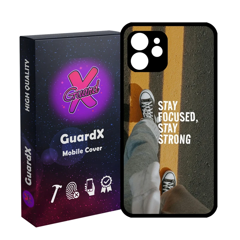 کاور گارد ایکس طرح متن مدل 11053 مناسب برای گوشی موبایل اپل iPhone 12