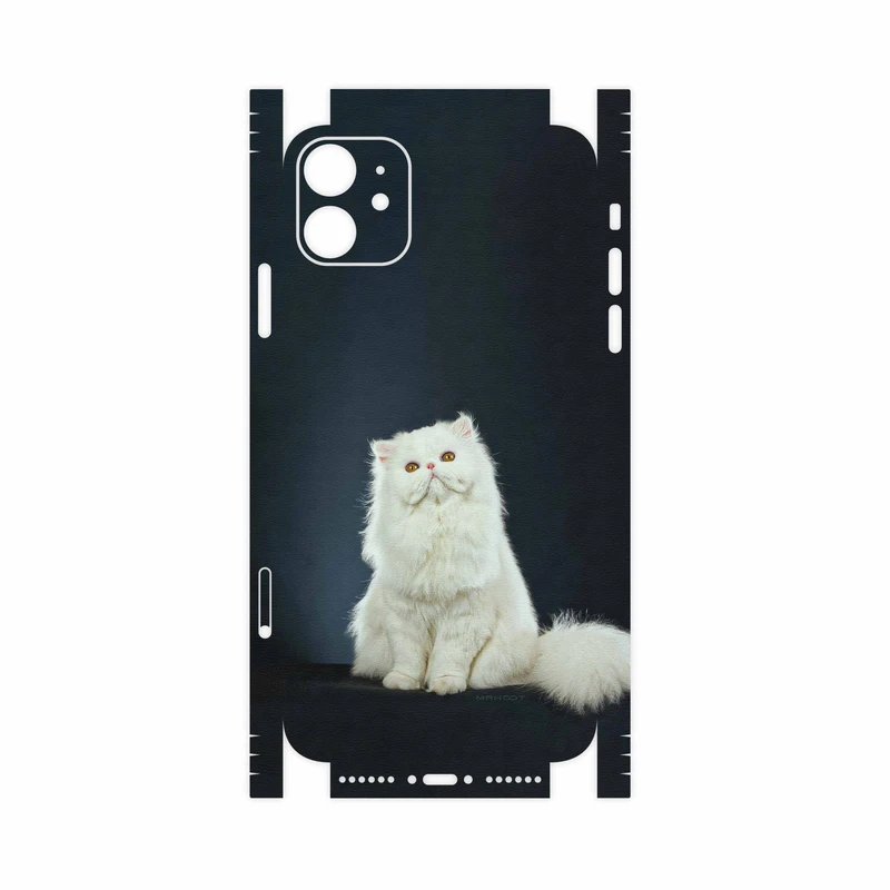 برچسب پوششی ماهوت مدل Persian cat-FullSkin مناسب برای گوشی موبایل اپل iPhone 11