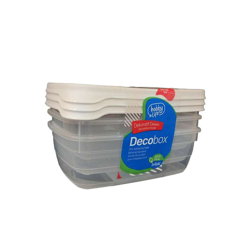 ظرف نگهدارنده هوبی لایف مدل Deco Box