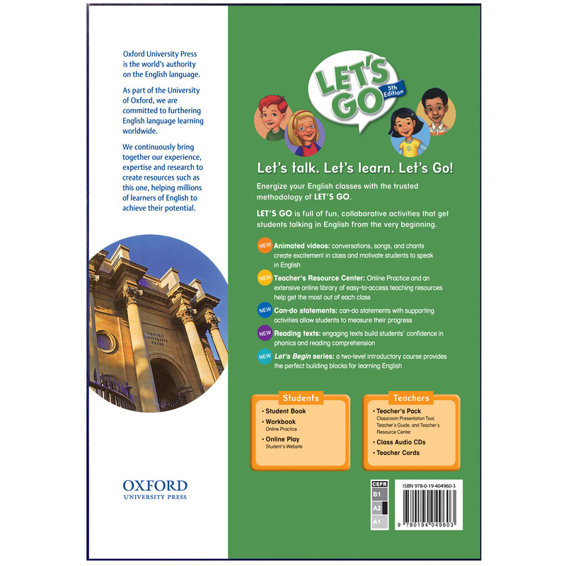 کتاب Lets Go 4 5th اثر جمعی از نویسندگان انتشارات هدف نوین