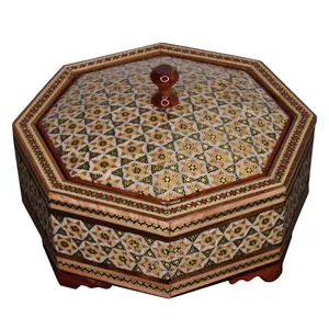شکلات خوری خاتم کاری مدل آناهیتا طرح متقارن کد 15